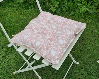 Melby Blush Cushion Seat Pad