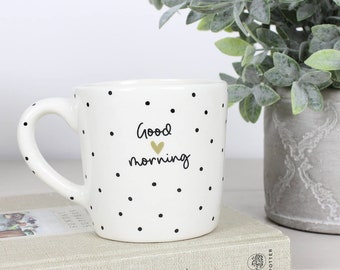 Black & White Dotty Mug