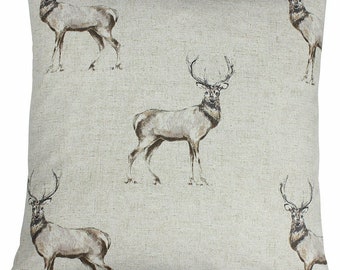 Glencoe Stag Animal Cushion Cover