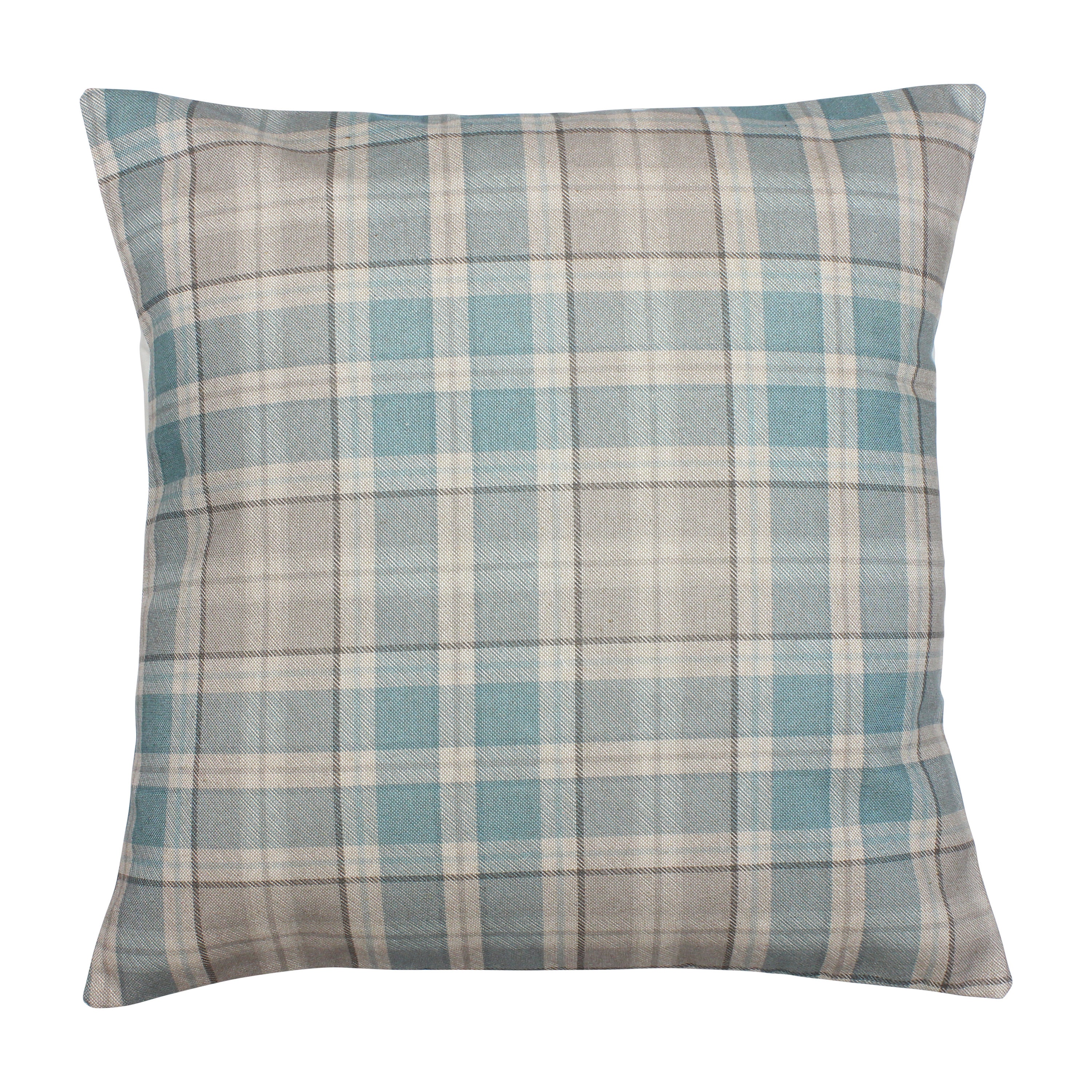 Highland Azure Blue Check Tartan Plaid Cushion Cover Etsy UK