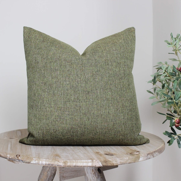 Hadleigh Tweed Green Cushion / Cushion Cover