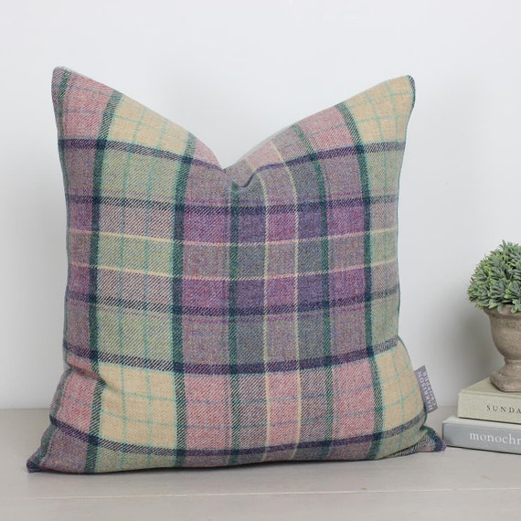 Purple and hotsell green cushions