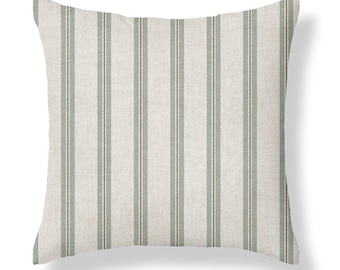 Winterfell Duckegg Ticking Stripe Cushion