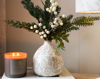 Melinda Beige Small Vase