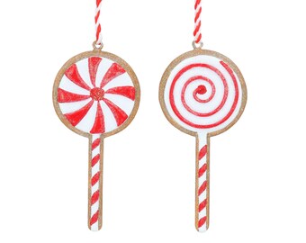 Gingerbread Lollipop Christmas Decoration