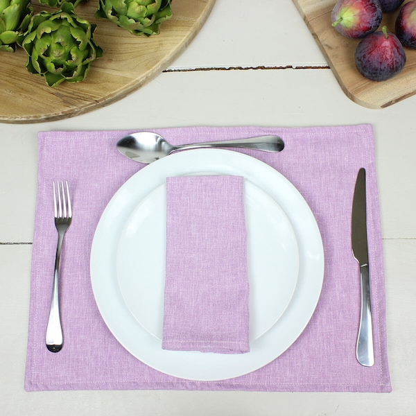 Purple Placemats Etsy UK
