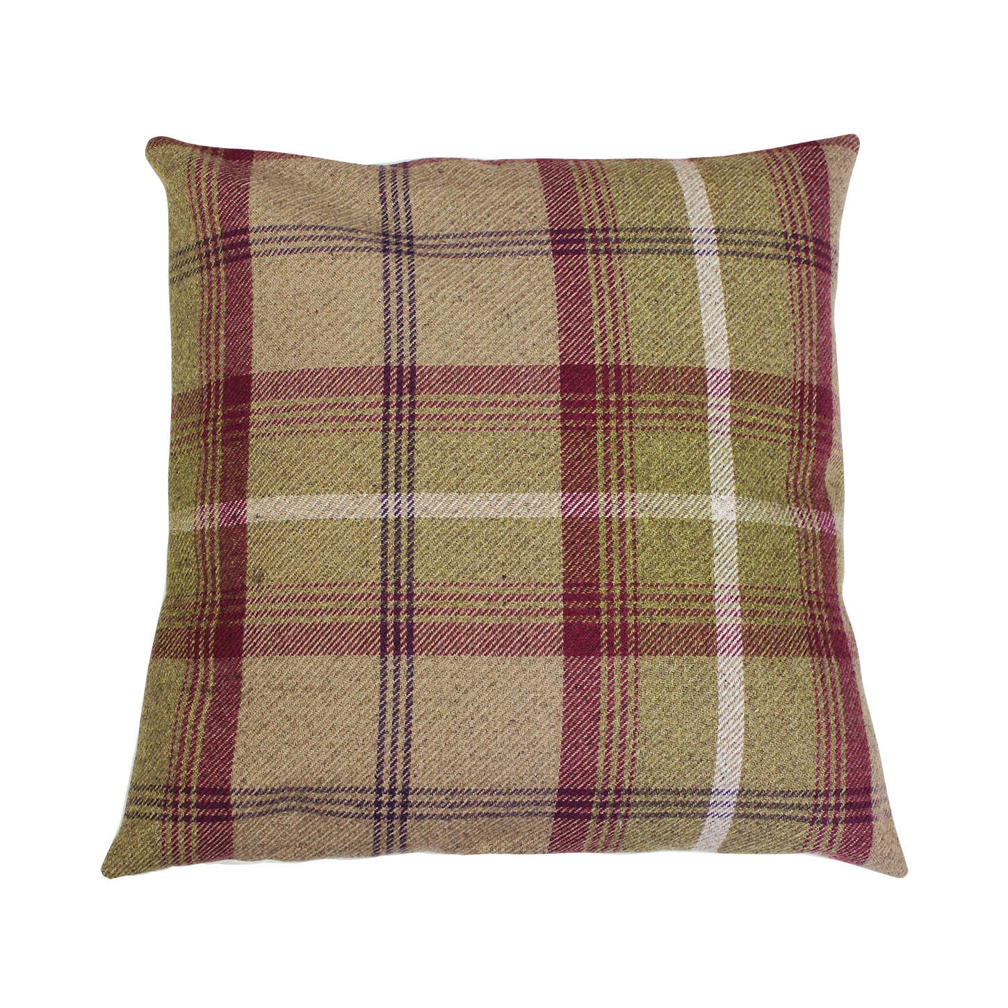 plaid cushion covers