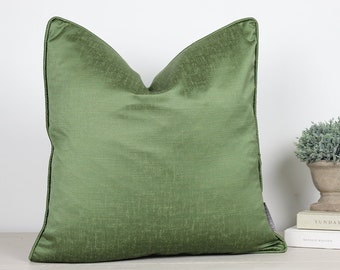 Carnaby Sage Forest Green Cushion / Cushion Cover