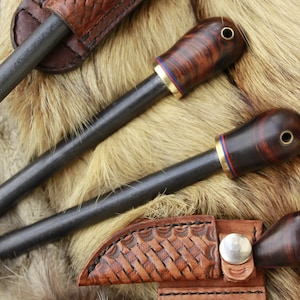 Custom Ferro Rod 6&quot; by 1/2&quot; - HF Survival School Fire steel, Bushcraft - BushcraftShop