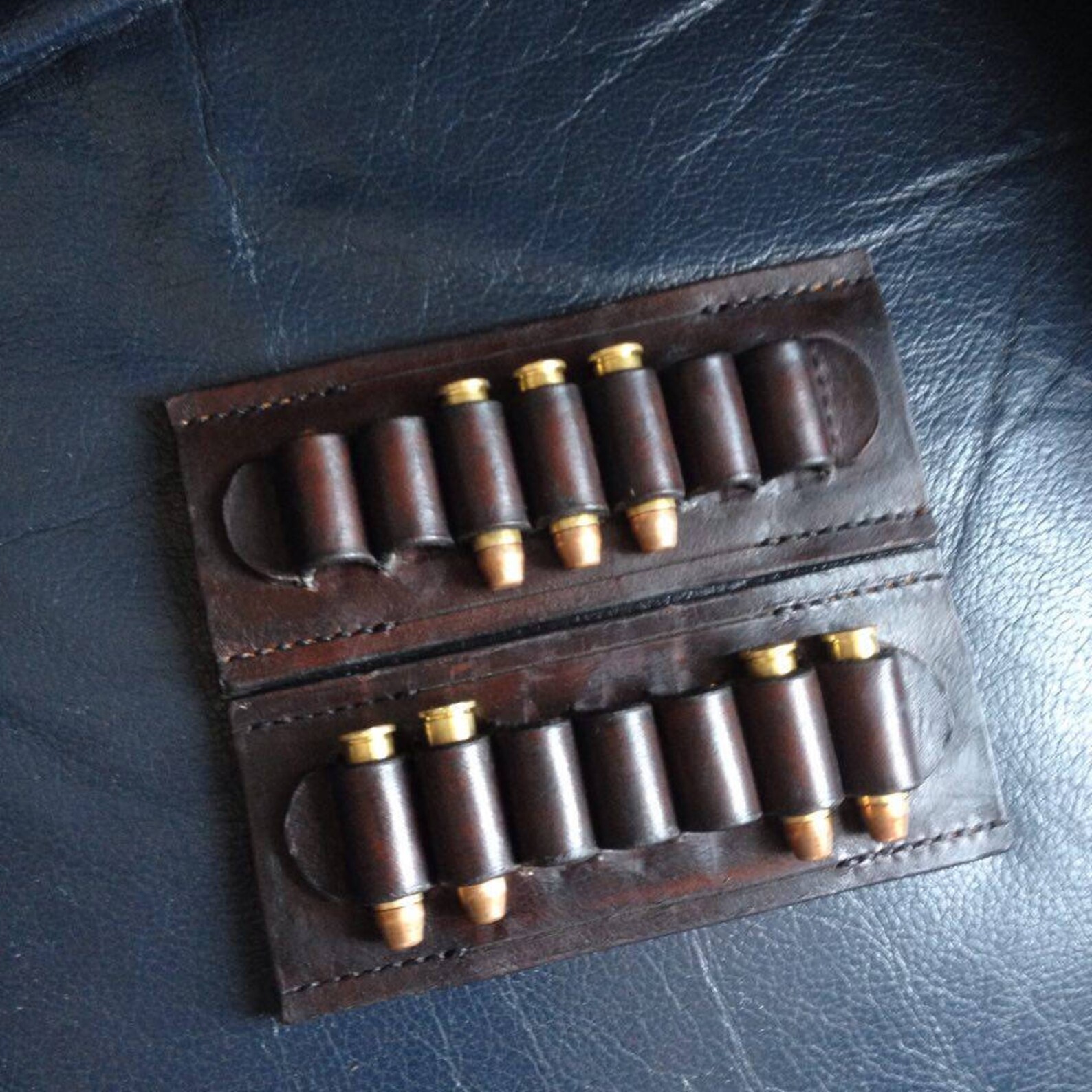 Belt Slide / Ammo Holder Pouch Custom Leather Bushcraft Etsy