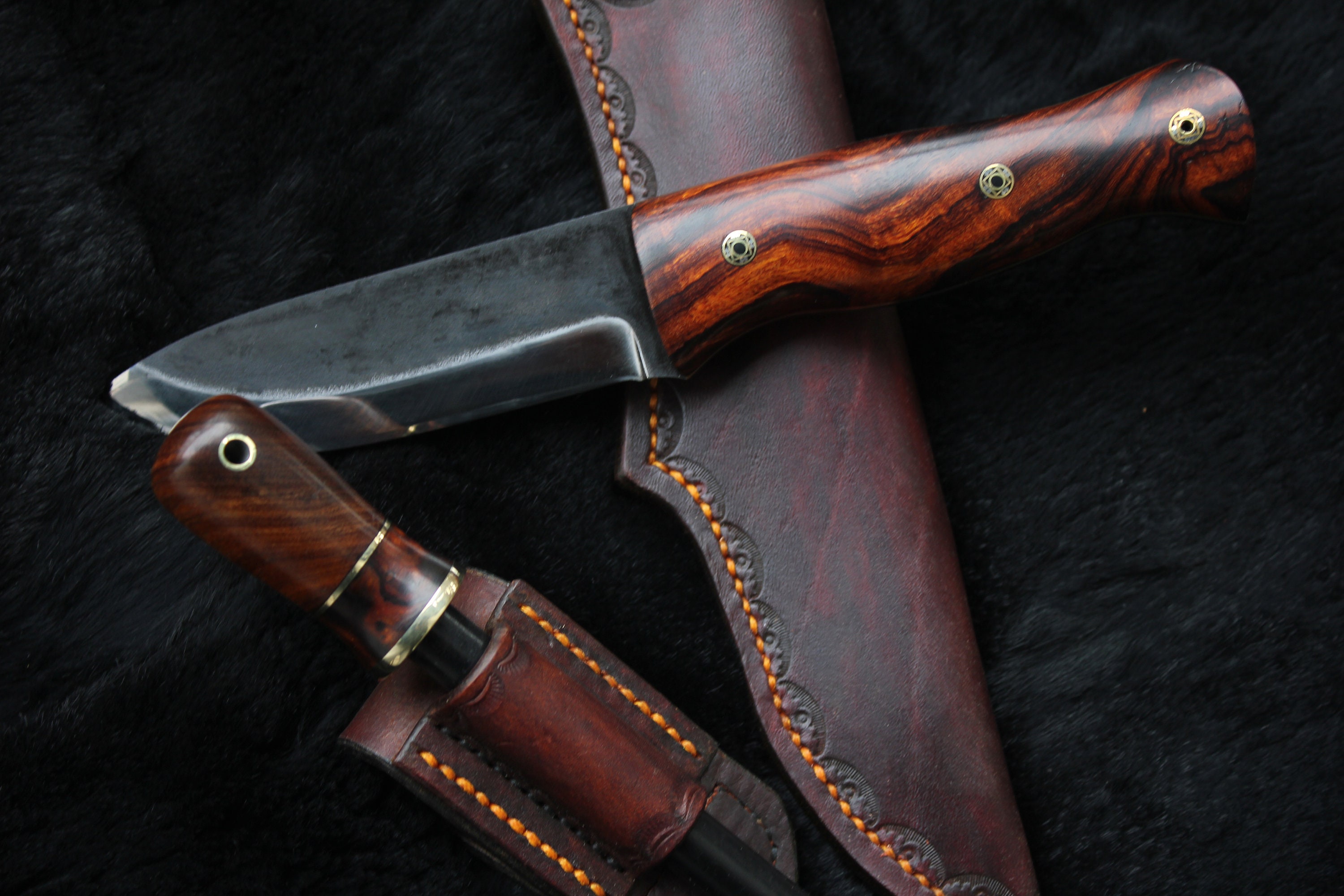 Custom Bushcraft Knife ferro Rod Kit Etsy