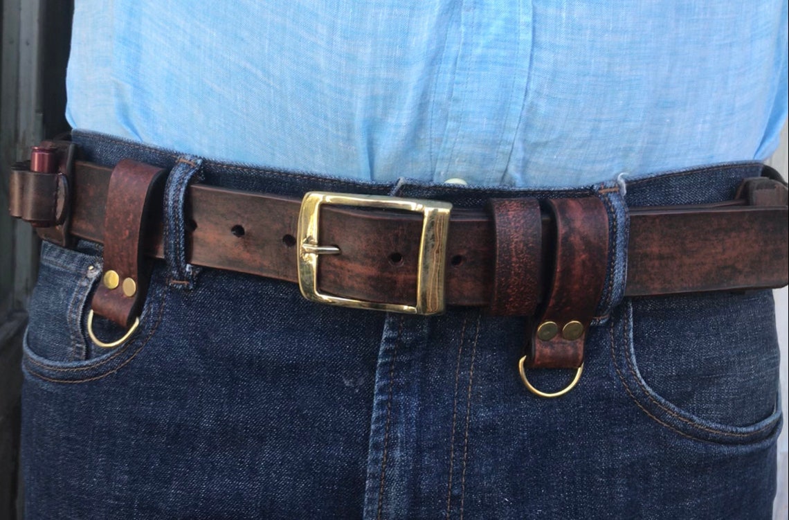 AMMO BELT .45 Long Colt Handmade Belt Revolver Ammo - Etsy