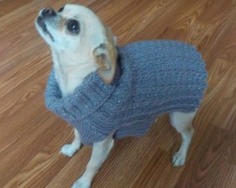 small dog sweater, knit sweater for small dog, pet sweater, cozy sweater for dogs, warm sweater for dog, doggie winter wear,