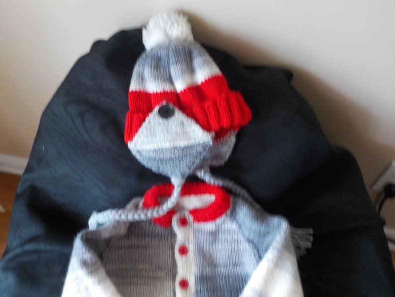 boys sweater and hat