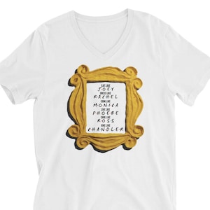 V-Neck &quot;Friends&quot; description T-Shirt