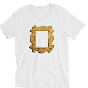 V-Neck &quot;Friends Frame&quot; T-Shirt