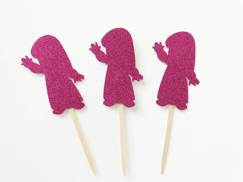 Adornos para cupcakes de Lilo y Stitch - Kawaii - Decoración de cumpleaños - Decoración de fiesta - Fiesta temática hawaiana - Fiesta de Disney - LiloNStitch - Adornos de 12 unidades imagen 3