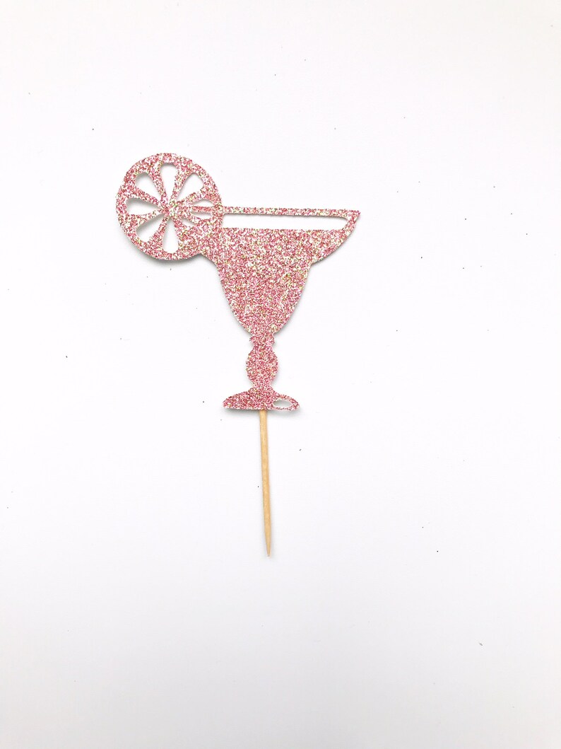 Margarita Glass Cupcake Toppers Decorations Celebration Etsy