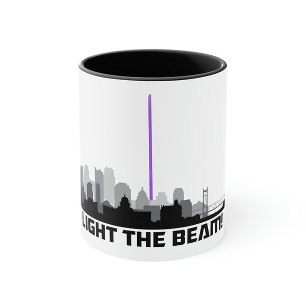 Light the Beam Sacramento Kings Basketball mug Gift for Kings Fan Beam Team 6th man all star coffee mug ceramic mug tea lover cup gift