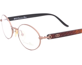 Christian Dior CD 3515 25E vintage eyeglasses made in Austria 90&#39;s - new old stock oval glasses frames