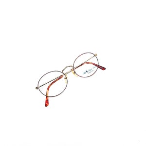 Vintage Polo Ralph Lauren Classic 35 Gold Brown Oval glasses eyeglasses eyewear sunglasses