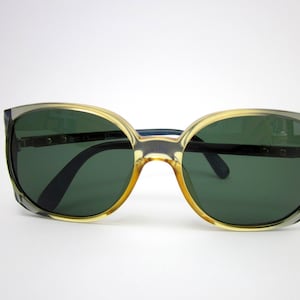 Vintage Christian Dior 2366 51 Blue Yellow  Sunglasses  Frame Gafas