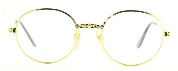 Original Vintage Ettore Bugatti Round EB 508 Dark Gold 0301 Very Rare Lunettes Eyeglasses Eyewear Optcial Frame Size 50 Made in France Etsy