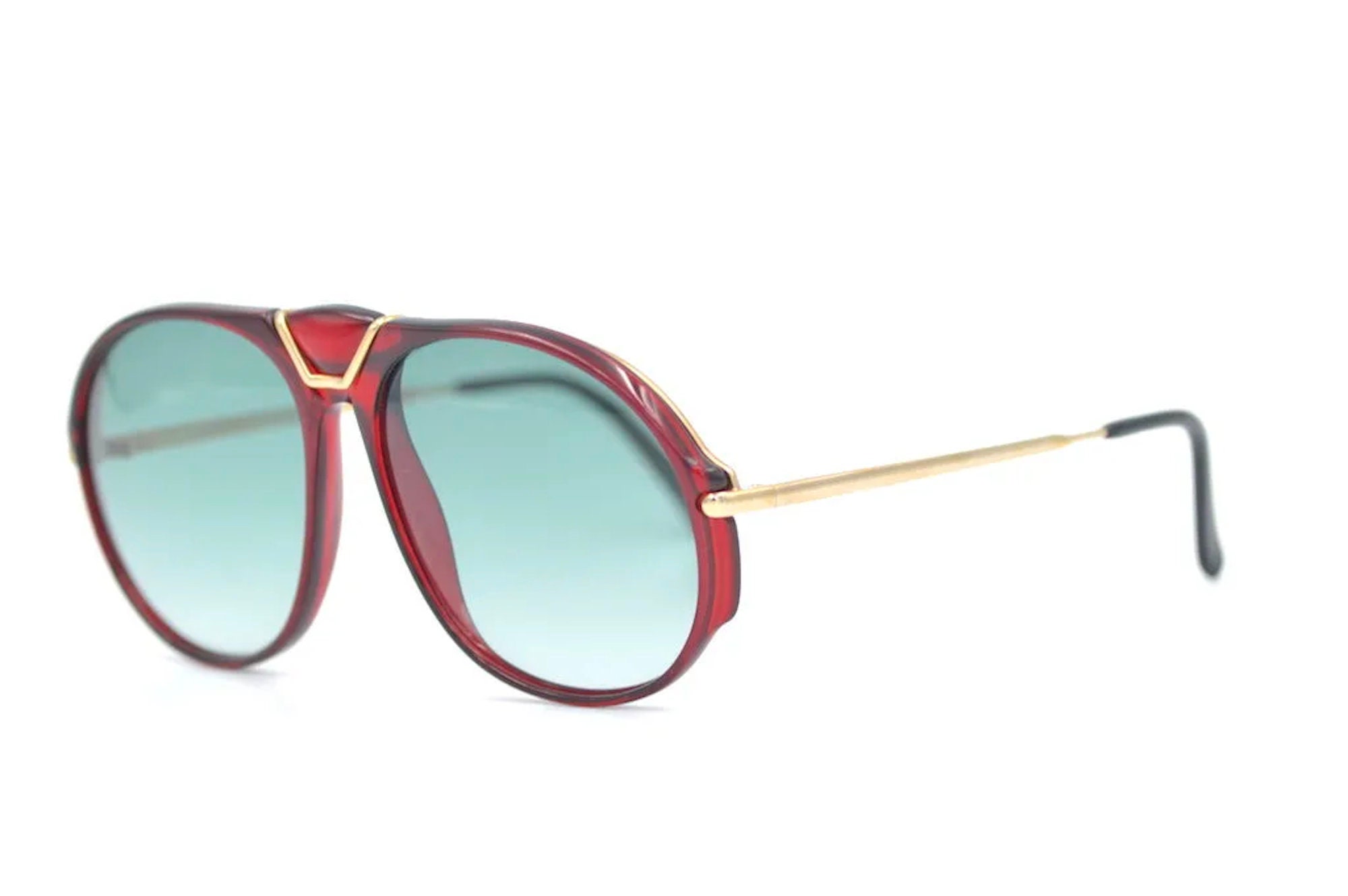 Porsche by Carrera Gold & Red Vintage Sunglasses ♥ Porsche Carrera Vintage 80s Sunglasses 5622 | eBay main image 2