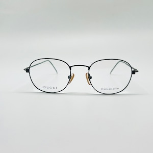 Vintage Gucci GG 1611 4PR Black SQUARE Eyeglasses Optical Glasses FRAME