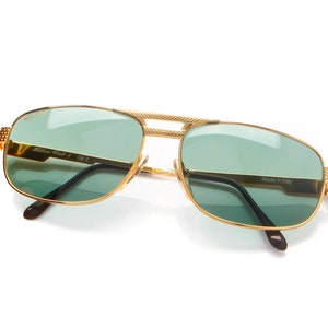 Vintage Hilton Club 1 C2 Gold Pilot Sunglasses Lunettes Gafas New Old Stock