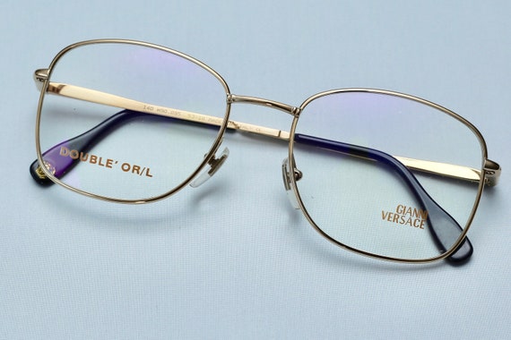 Vintage Original Versace H90 Square Rectangular Gold 095  display picture 1
