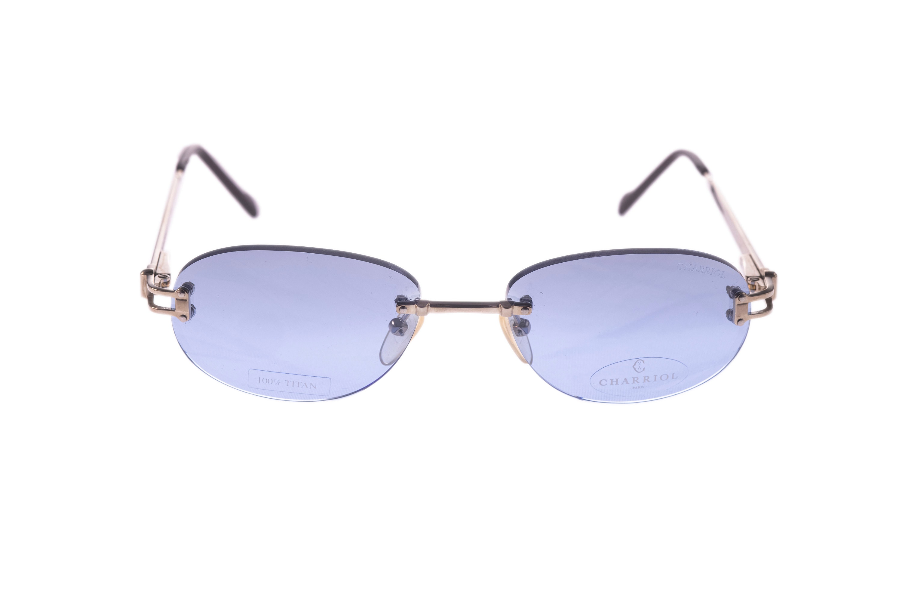 Vintage Philippe Charriol PC 7055B C2 Sunglasses Eyeglasses Silver