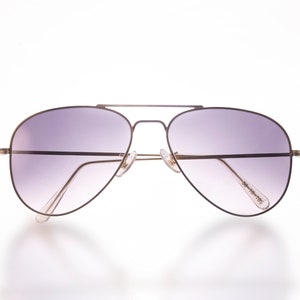 Hilton Classic 4 Gold Brown Aviator Sunglasses Eyeglasses Eyewear Gold Plated Sunglasses