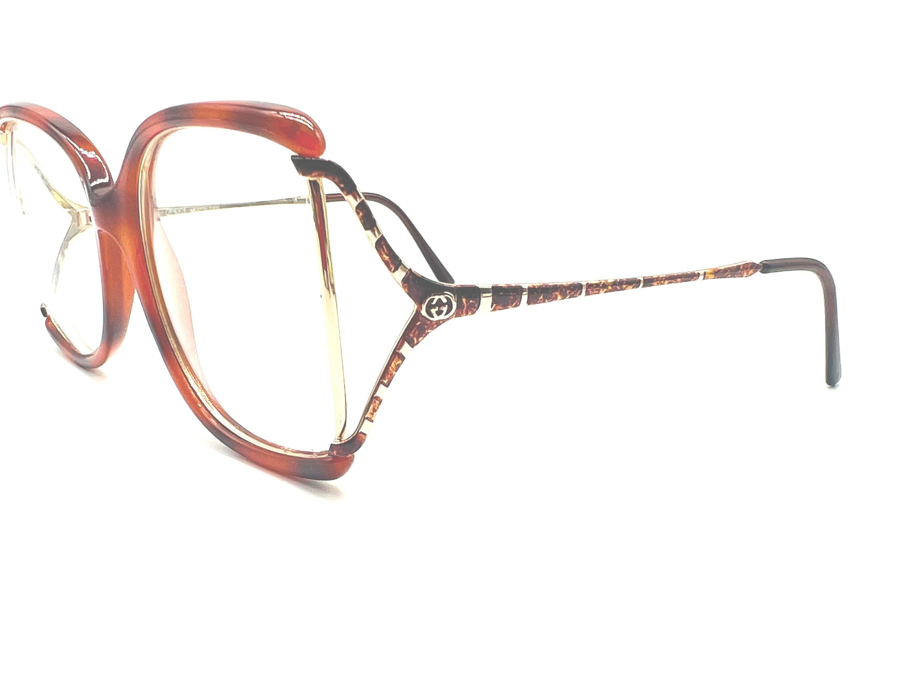 Vintage Gucci GG 2302 75F Square Large Women display picture 2