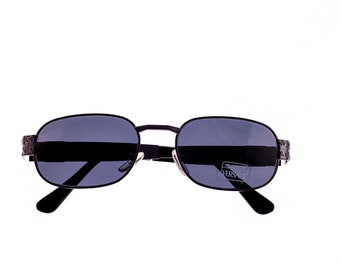 Vintage Versace X03 58M Silver Square Sunglasses Eyeglasses Glasses NOS