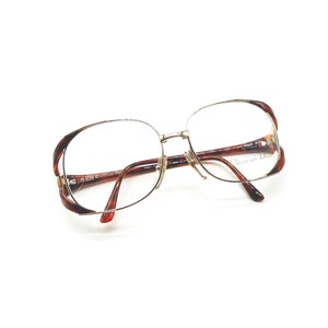 Vinatge Christian Dior 2524 41 Oval Brown Gold Women’s Eyeglasses Eyewear Optical Frame 55mm
