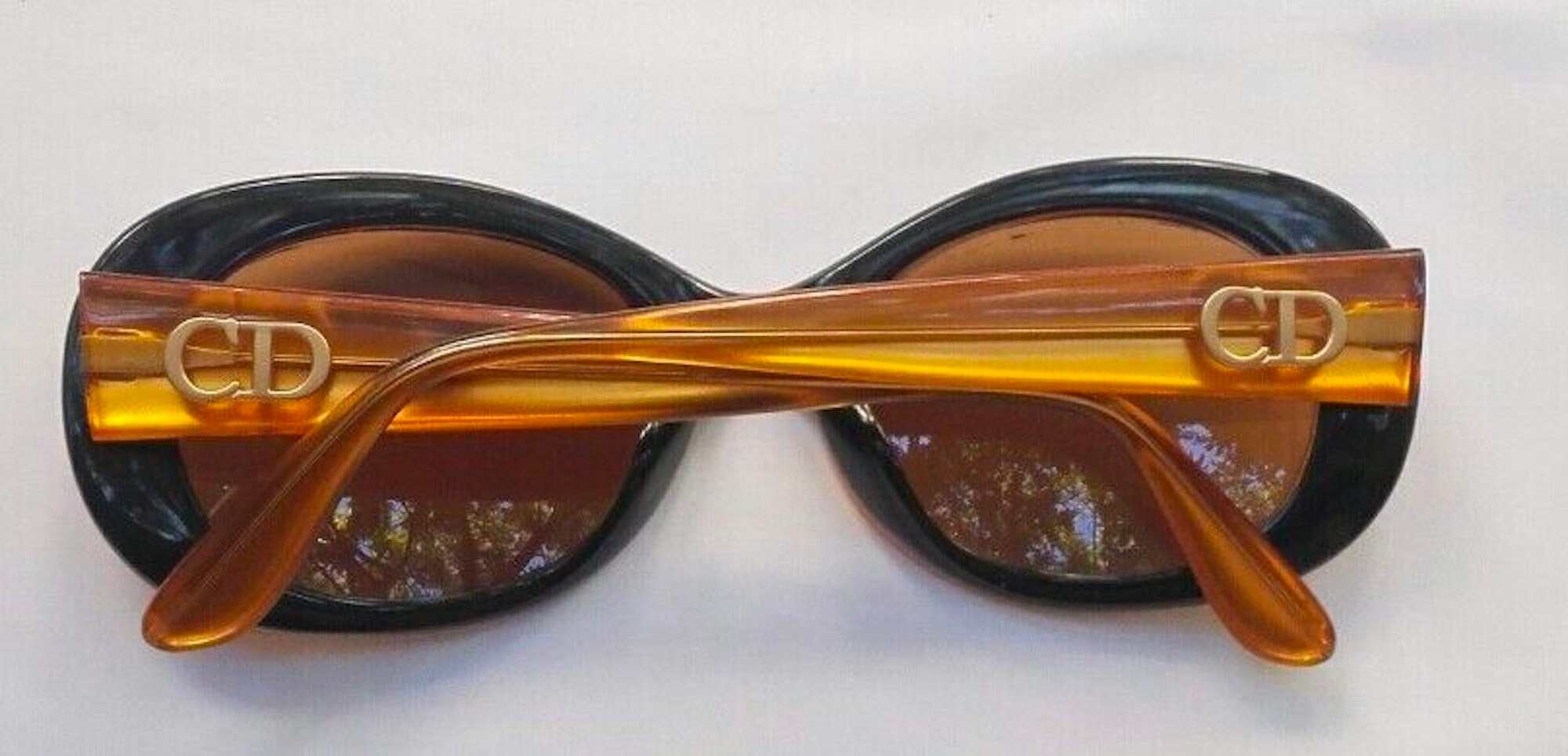 Vintage Christian Dior Sunglasses 2957 Brown Oval Sunglasses 
