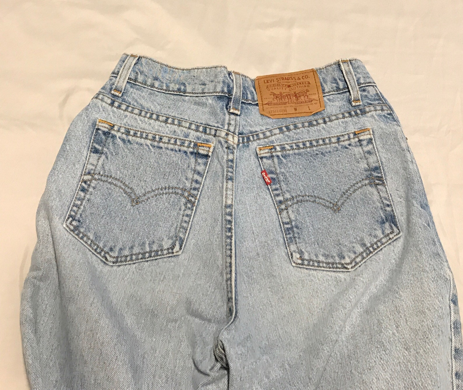 Vintage Levi Jeans Junior Women's High Waist Red Tag Etsy