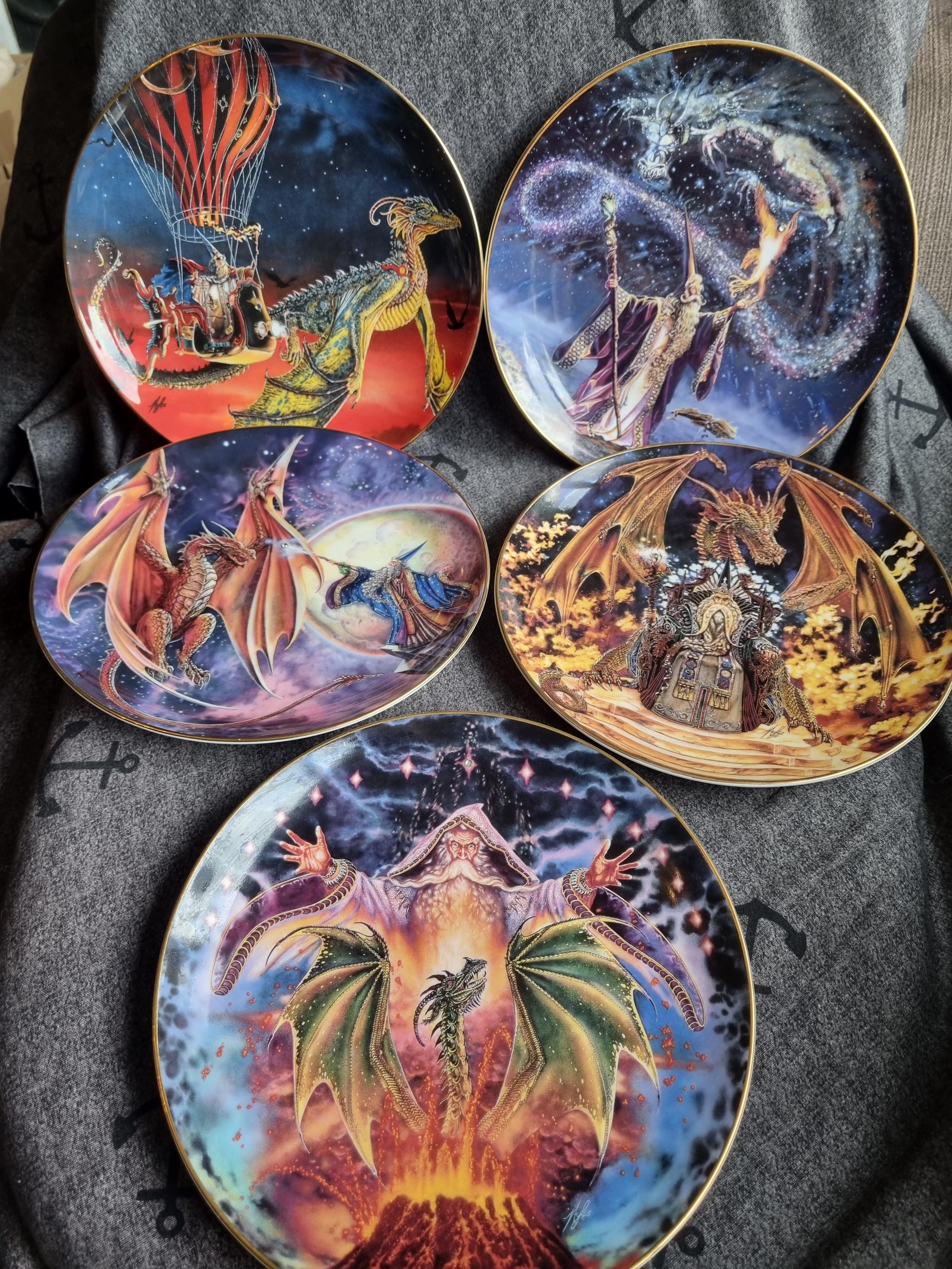 Franklin Mint Dragon Plate - Etsy