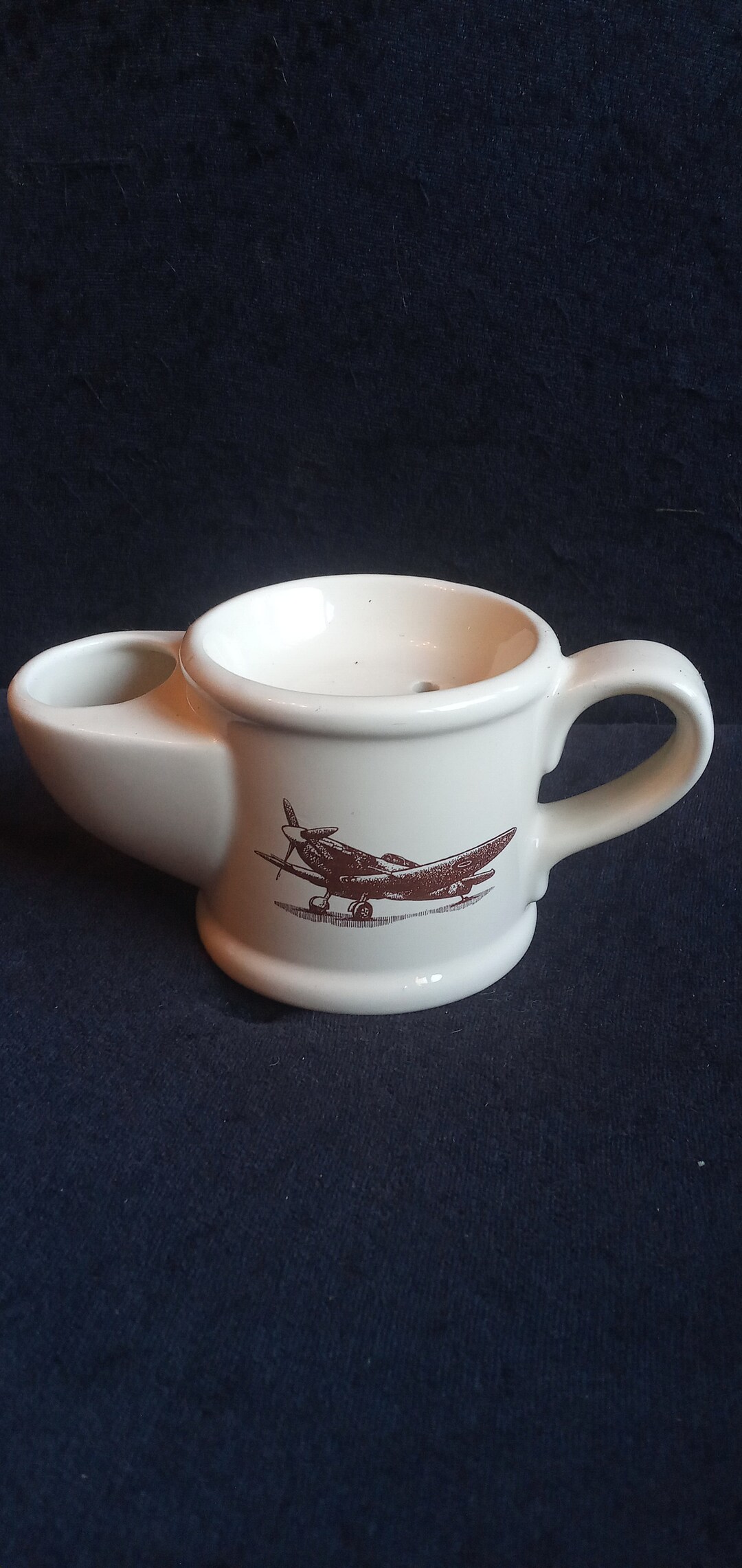 Vintage WADE Pottery Vintage Spitfire Plane Shaving Scuttle Etsy