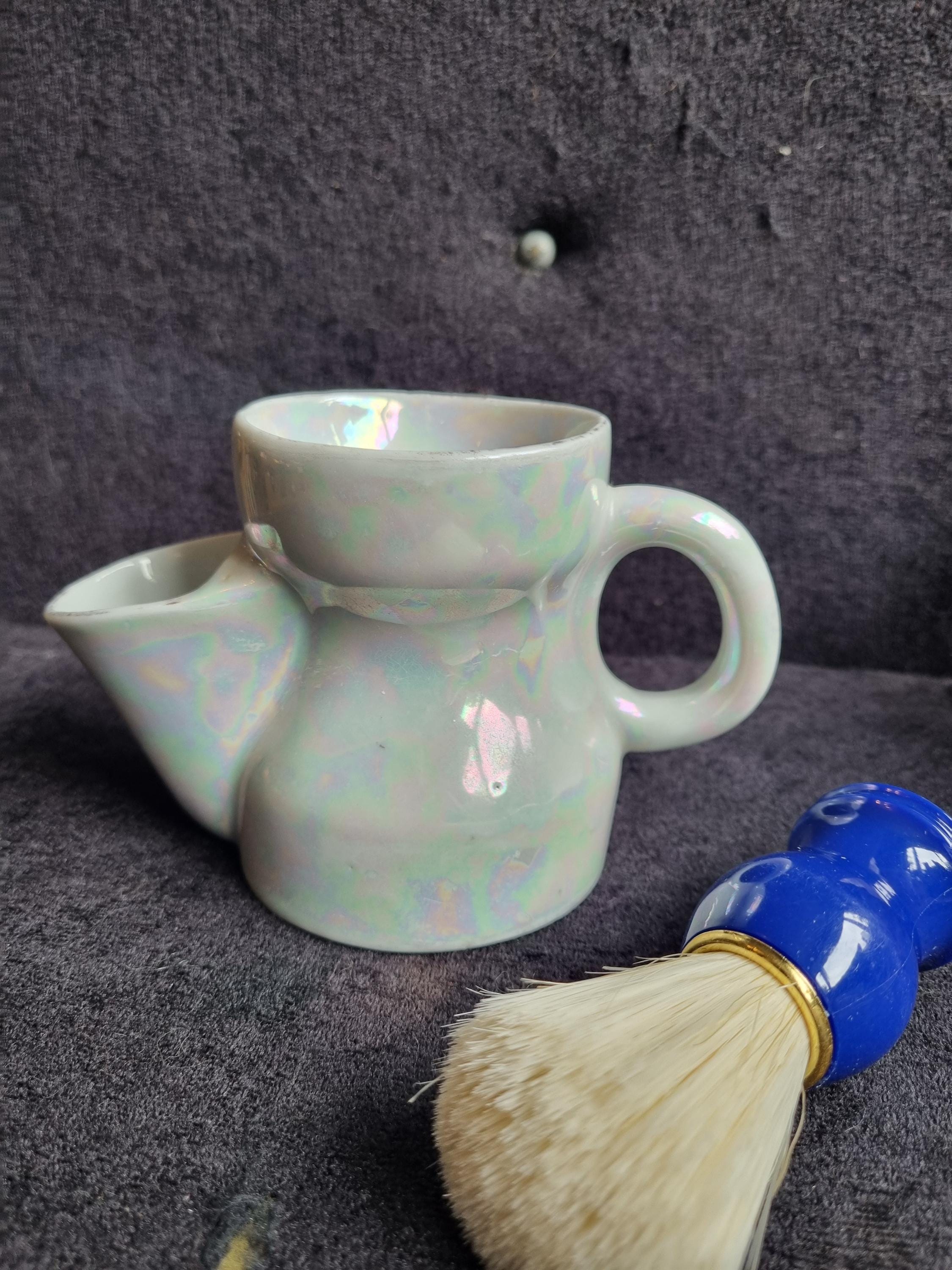 Vintage Beautiful Lustre Ware Pottery Shaving Mug With Lovely Retro ...