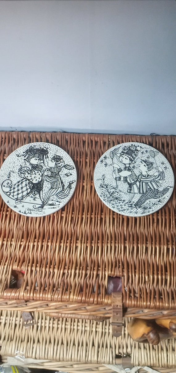 Bjorn Wiinblad Nymolle 12 Months of Love Wall Plaques - Etsy