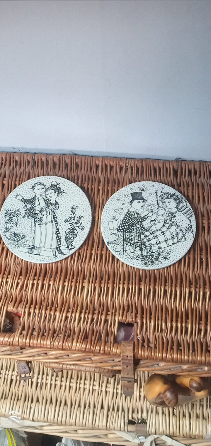 Bjorn Wiinblad Nymolle 12 Months of Love Wall Plaques - Etsy