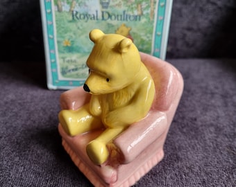 Winnie The Pooh in armchair WP4 Royal Doulton