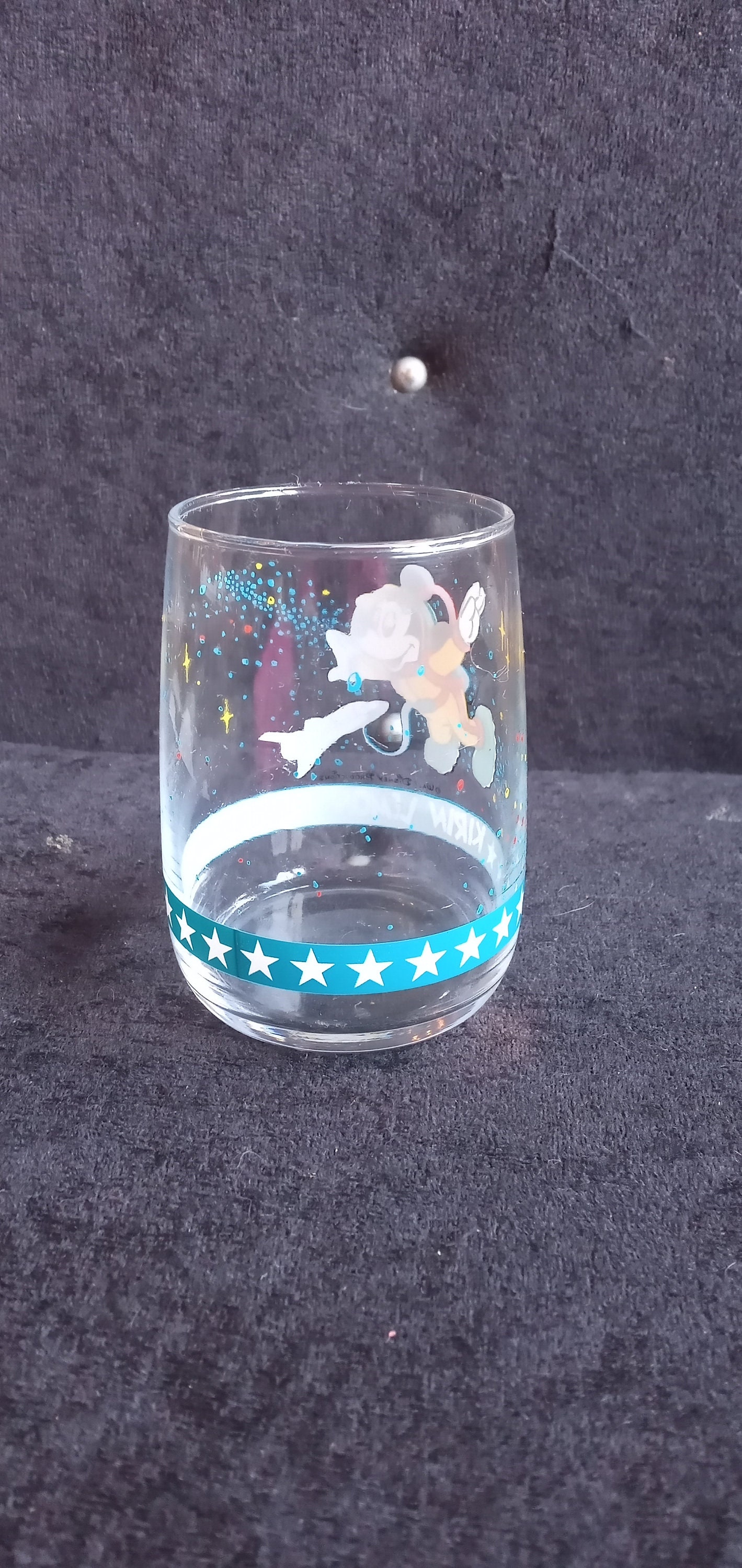Rare 1980s Mickey Mouse Disney Tokyo Kirin Lemon Glass.astronaut