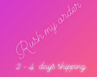 Extra cost, PER ITEM, Rush Production:  2 - 4 business days