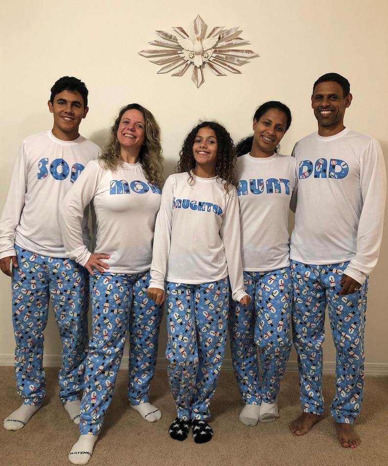 Personalized Family Pajamas Matching Family Family Pajamas Etsy