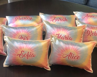 Personalized Pillow , Sleepover Party favors, personalized party, Slumber party, themed party, PJ party