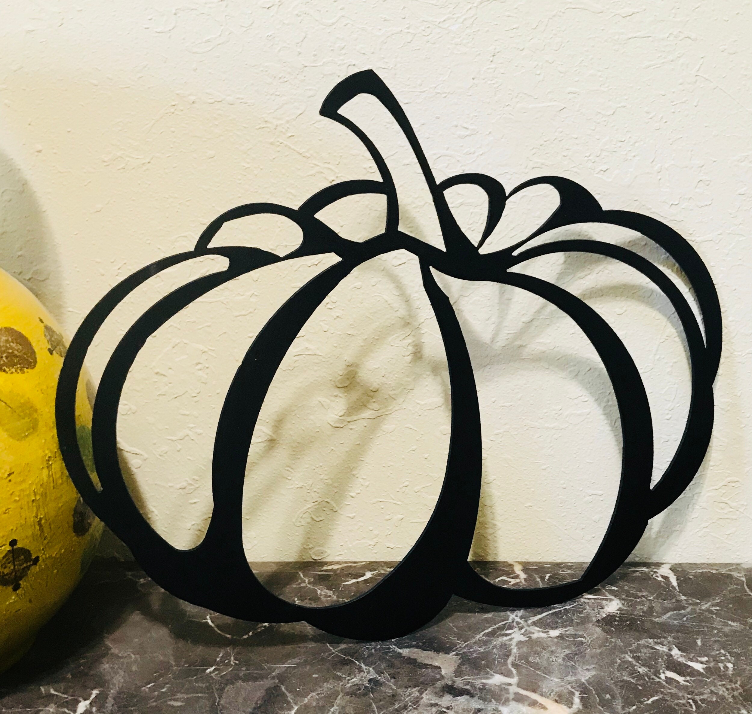 Pumpkin Metal Wall Art | Etsy