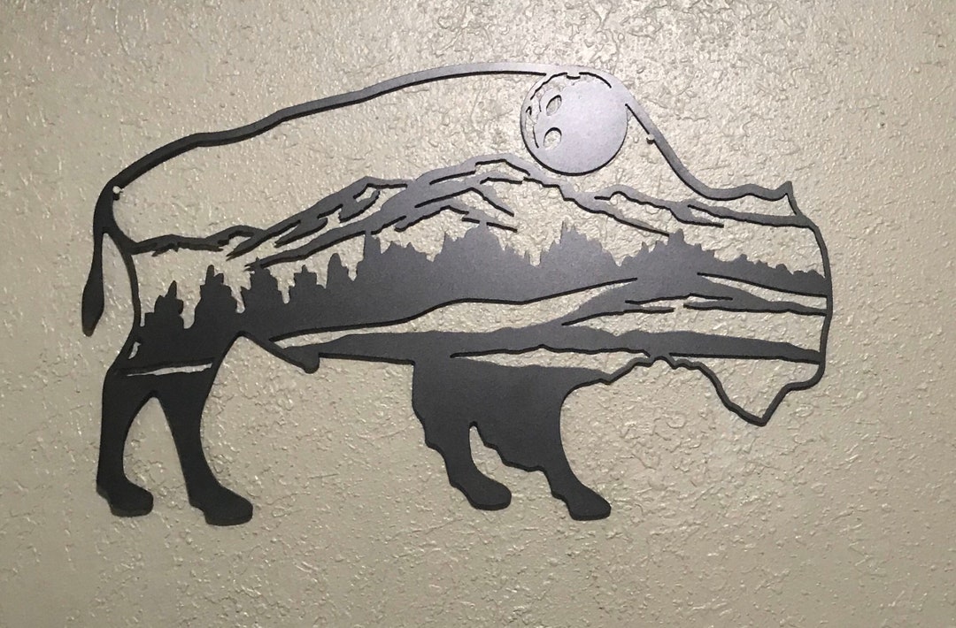 Buffalo Metal Wall Art Metal Buffalo Wall Art Buffalo - Etsy